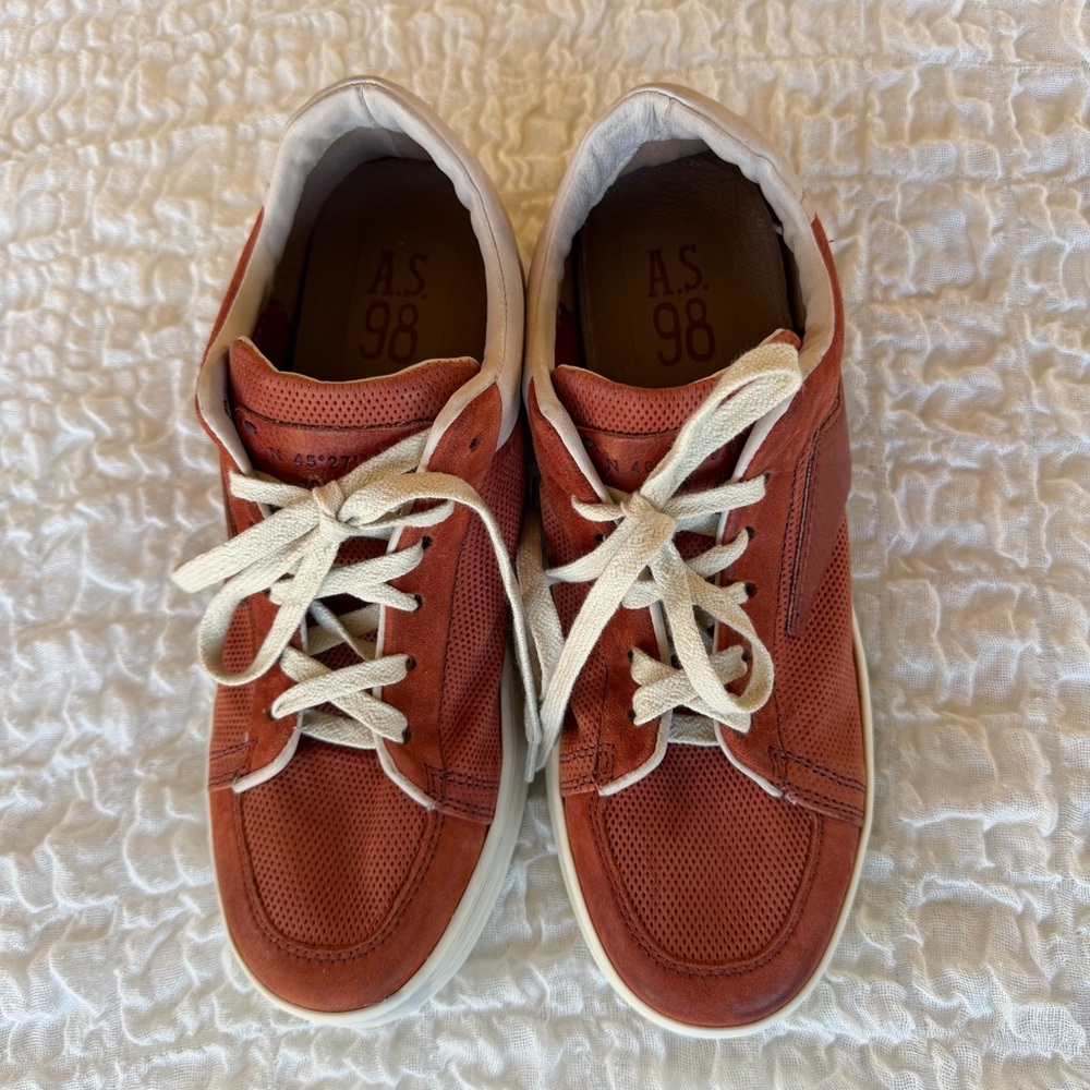 A.S.98 Alfie Platform Sneakers in Rust Orange EU 39 - Picture 4 of 13